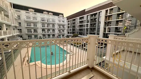 Premium 1BR | Pool View | Private Balcony | Arjan