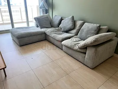 Modular Pan Emirates Pianca Sofa With ottoman