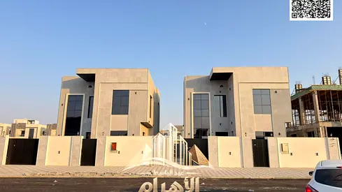 فرصة نادرة | فيلا فاخرة في الحليو – عجمان | طابقين | شامل رسوم التسجيل | تصميم عصري ومساحات واسعة*