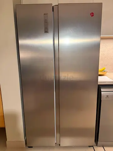 Hoover side by side new model fridge freezer Same like new condition for sale