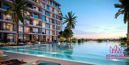شقة بغرفتي نوم | جزر دبي | إطلالات على المارينا والشاطئ