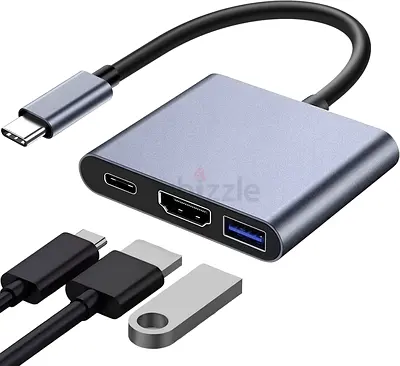USB-C to HDMI Multiport Adapter Cable with Charging Port, Type C