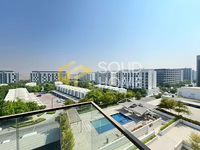 Modern 1BHK |Pool View| Balcony| Misk-3, Aljadah