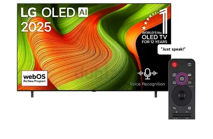 LG 77″ OLED AI B5 4K 120Hz Smart TV AI Magic remote Dolby webOS25 2025-OLED77B56LA-AMAG