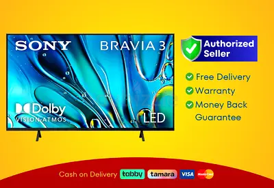 Sony 50 inch TV Bravia 3 Android Smart - 4K - Brand New |Warranty | FREE Delivery |