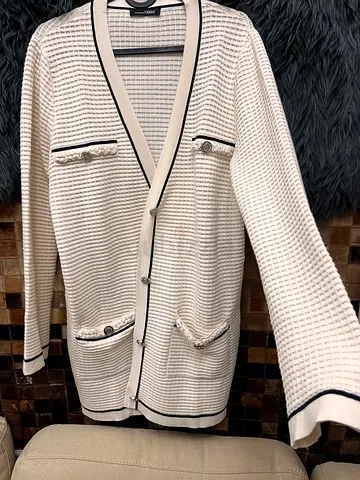 GF Ferre Combed Cotton long cardigan ladies M gucci chanel louis vuitton prada cartier mk