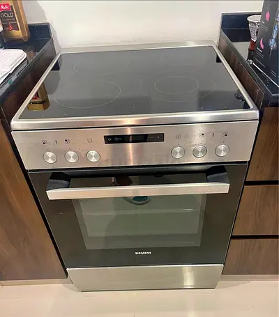 Free Delivery- SIEMENS Latest Model 5-Burner Electric Ceramic Cooking Range 60x60 cm