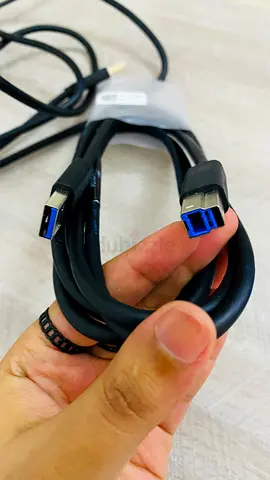 Dell SuperSpeed USB 3.0 A to USB 3.0 B Cables (Blue Insert) - Brand new