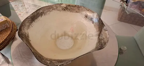 Large glass bowl