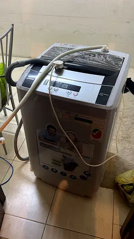 Used Top-Load Washing Machine - Compact Portable Washer ( Need repaid) spring missing