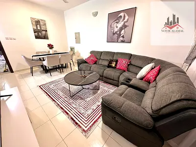 Super Deluxe Furnished Apartment for Rent in Muwaileh – Sharjah | 2 Bedrooms + Living Room