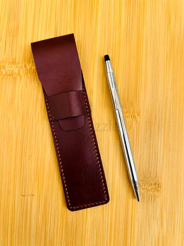 Handcrafted Leather Pen Case