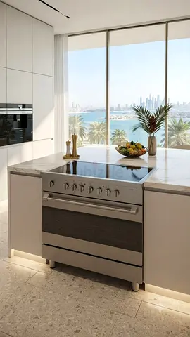 Stainless Steel Electric Ceramic Cooker with Oven – Modern Kitchen Cooking Range