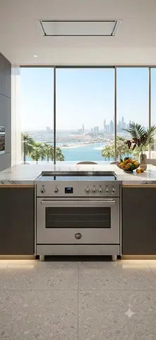Bertazzoni Stainless Steel Electric Range Cooker with Ceramic Hob & Oven – Excellent Condition