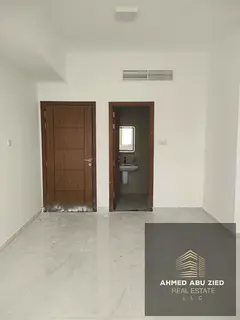 One-bedroom and living room unit for annual rent in Ajman, Al Muwaihat 3; features a master bedroom