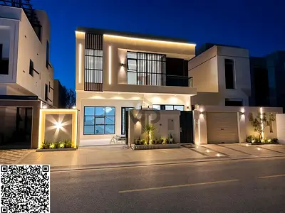 Luxury villa for sale featuring 5 spacious bedrooms and high-end finishes. The price includes registration fees.