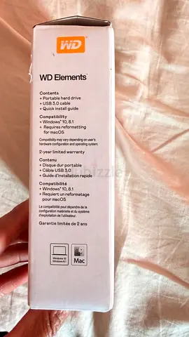WD Elements Portable 2TB USB 3.0 External Hard Drive