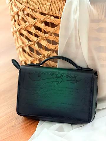 Berluti* Pouch Venezia Calf Leather