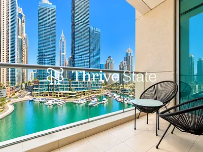 Nicely Furnished | Full Marina View | Vacant Nov