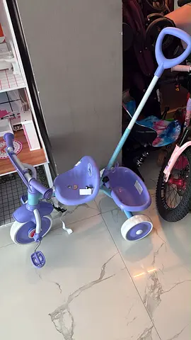 Lightweight Purple Toddler Tricycle with Push Handle almost New