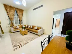 2BHK furnished apartment in Ajman | Real photos | Neat & clean furniture | Bills & internet included