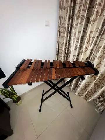 Wooden Xylophone / Glockenspiel on Foldable Stand - Good Condition