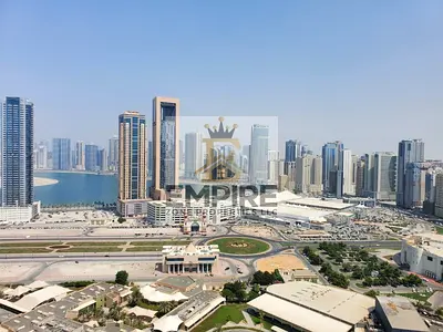 Like brand new building1 month free part Seaview master room, gym pool1 parking free exit to Dubai