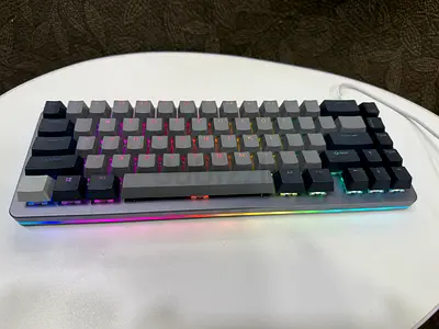 DROP ALT Gaming keyboard aluminum frame, dual USB-C ports, and full per-key RGB backlighting