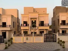 A golden opportunity to own a classic villa with a luxurious stone façade in Helio 1, Ajman | Prime