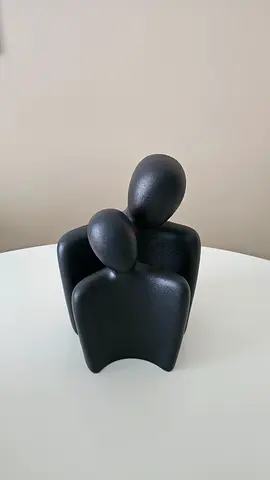 Black decorative figures - set of 2