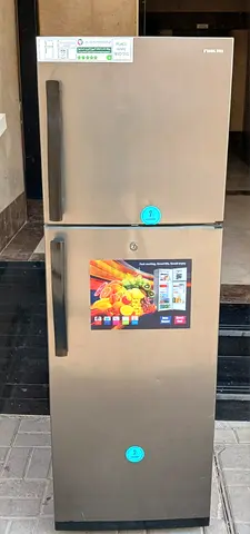 This no frost NIKAI Refrigerator with 246 liters net capacity. Condition is perfectly working.