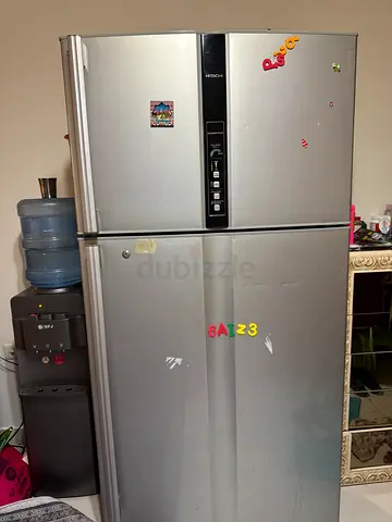 Samsung Double Door Refrigerator - Silver, Good Working Condition