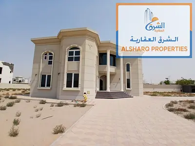 فيلا VIP فاخرة للعائلات الكبيرة للإيجار السنوي في الرحمانية الشارقة موقع استراتيجي مميز مقابل المدينة المستدامة مباشرة، وعلى بعد 3 دقائق من محمدبن زاي