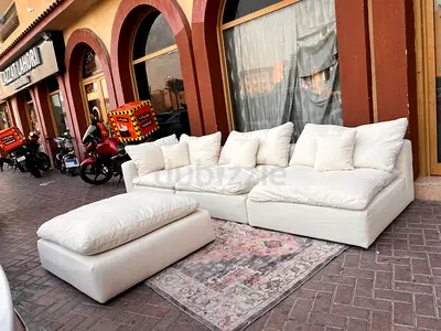 Stylish Comfort Marina Home Luscious Modular Living room Sofa with footstool