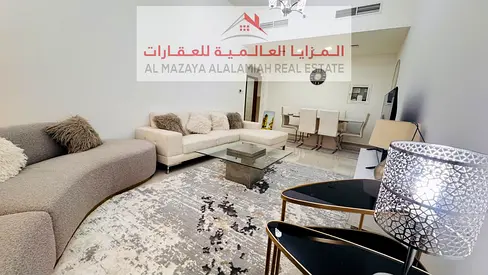 غرفتين وصالة + غرفة خادمة مفروشة | الخان – الشارقة