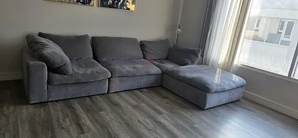 Pan Emirates Feather filled Sofa