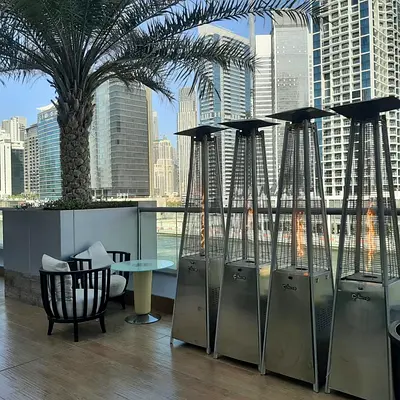 Pyramid Style Outdoor Gas Patio Heaters