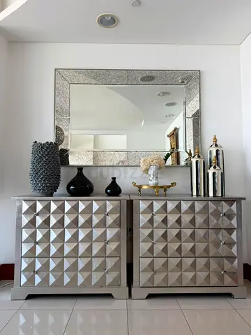 Silver Drawer Cabinets | Set of 2 or Separately