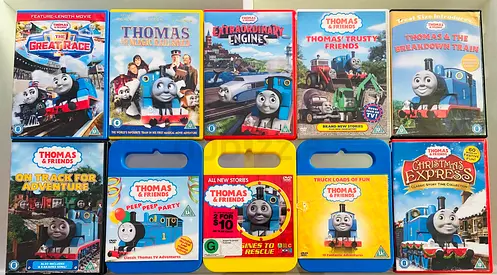 10 Thomas and Friends DVD’s