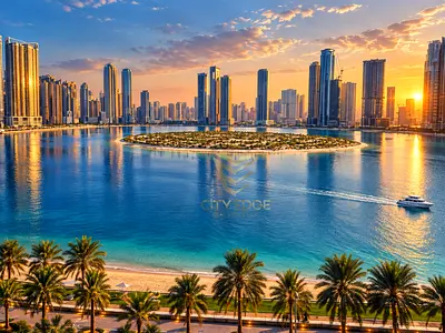 إطلالة بحرية كاملة | 3 غرف + خادمة | خطة سداد 4 سنوات | بالقرب من دبي