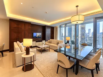 Luxury 3BR + Maid | Full Burj Khalifa View | Fully Furnished | Sky Views Downtown