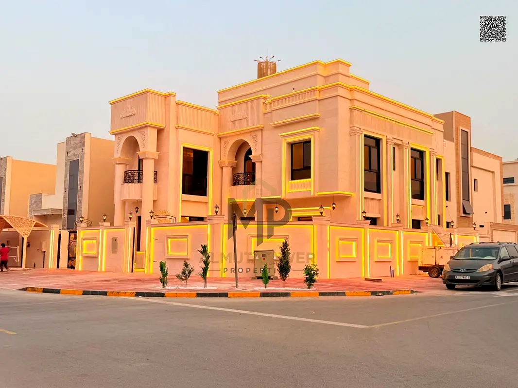 Luxury corner villa with private pool for sale, prime location and high privacy, elegant design and spacious areas, including registration and ownersh