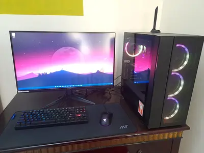 Complete Gaming PC Setup – i7-13700F, RTX 3060 12GB, 32GB RAM, 1440p 180Hz Monitor