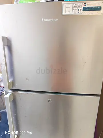 Westpoint Silver Double-Door Refrigerator - Good Working Condition