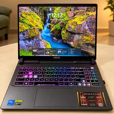MSI Vector 16 HX AI RTX 5080 Gaming Laptop
