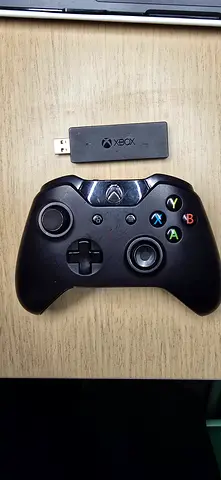Used Xbox Wireless Controller with USB Receiver - Good Working Condition