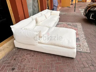 Premium Quality Marina Home feather 🪶 filled L Shape Sofa