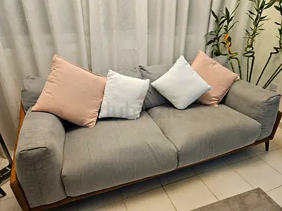 3 seater + 2 seater sofa custom made,original price 3800