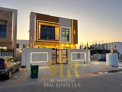 فيلا كورنر مميزة للبيع في الزاهية – عجمان | 5 غرف | طابقان وروف | تملك حر | شامل رسوم التسجيل والتمليك