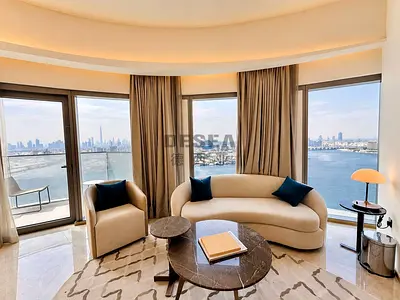 Sea & Burj Khalifa View | Fully Furnished | Vacant